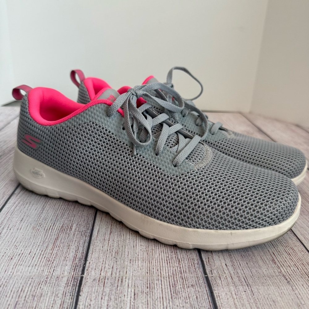 SKECHERS Go Walk Joy Upturn Sneaker Grey Shoes 10